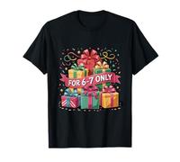 For 6 7 Only Six Seven Meme Christmas Mujeres Hombres Niños Camiseta
