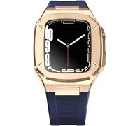 For 8 7 6 5 4 SE 41/44/45mm Stainless Steel Watch Case Band Modification Kit，Light Duty Rugged Watchband ProtectiveKit Accessories