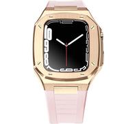 For 8 7 6 5 4 SE 41/44/45mm Stainless Steel Watch Case Band Modification Kit，Light Duty Rugged Watchband ProtectiveKit Accessories