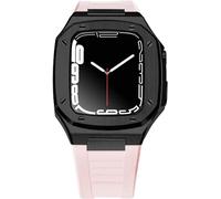 For 8 7 6 5 4 SE 41/44/45mm Stainless Steel Watch Case Band Modification Kit，Light Duty Rugged Watchband ProtectiveKit Accessories