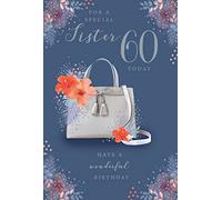 For A Special Sister 60 60th Today - Tarjeta de felicitación de cumpleaños