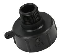 For adaptador de tanque de drenaje IBC Tote con conexión S60x6 Material plástico PVC 1 rosca de salida y anillo de goma de sellado engrosado for tanque de agua IBC
