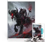 for Adults 2000 Piece Jigsaw Puzzle Knight On Demonic Steed Made of Cardboard，for Age 14+ Challenging To Complete But Fun and Humorous Wall Decoration Unique Gifts for Birthday and Christmas。