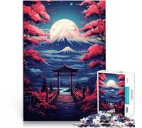 for Adults Puzzles 2000 Piece Jigsaws Japanese Fantasy Gate Made of Cardboard，Suitable for Ages 14 and up Educational Games Home Decoration Game. Interesting Stress Reduction Gifts。Size：70x100cm