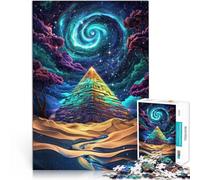 for Adults1000 Piece Puzzles “Cosmic Pyramid” Made of Cardboard，Suitable for People Aged 14 and Above Home Educational Games DIY Toys Fun at Home Activities, Birthday Present,Travel Gifts。