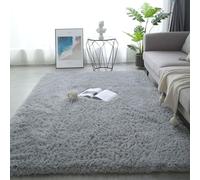 For Alfombra Decorativa De Dormitorio | de lujo esponjosa for salón, alfombra ligera estilo minimalista, alfombras densas que no se desprenden for la decoración del hogar y sala estar(Grey,160x230)