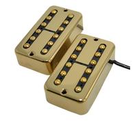 For Aln-ico II Electric Guitar Humbucker Pickup Filter-tron Style Guitar Neck and Bridge Pickups for Electric Guitar(A Set Gold)