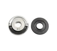 For amoladora autoblocante de liberación rápida M14, placa de presión, tuerca con reborde, juego de mandril eléctrico, placa de molienda angular, herramienta de mandril eléctrico(B)