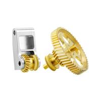 For Ba-mbu Lab A1 A1 Mini/para P1P P1S X1C Actualización Extrusora de Metal Completa Engranaje de Garra Engranaje Helicoidal Nanorecubierto RNC Resistente al Desgaste(P1P P1S X1C)