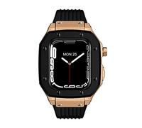 For band series 7 Alloy Watch Case 44mm 42mm 45mm Silicone Strap Metal Frame Modification Mod Kit