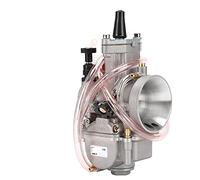 For carburador de carreras PWK de 28, 30, 32 y 34 mm for motocicletas 2T y 4T, ATV, quads, karts, buggies, motos de, scooters y motocross (componente) (PWK de 28 mm)(For keihin 28mm)