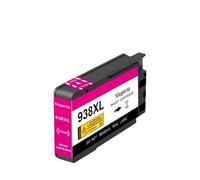 For Cartucho de Tinta 938 938E 938XL Completo con for Impresora Offi-eJet Pro 9720 9730 9120 9130 Cian/Magenta/Amarillo/Negro(Magenta)