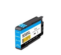 For Cartucho de Tinta 938 938E 938XL Completo con for Impresora Offi-eJet Pro 9720 9730 9120 9130 Cian/Magenta/Amarillo/Negro(Cyan)