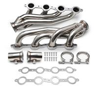 For Chevy For GMC C10 1960-1986 LS LS1 LS2 LS3 EM-2001-S Stainless Stell Turbo Exhaust Conversion Swap Header Manifold Kit CRRYUQWWM