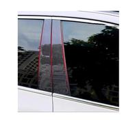 For CLS Class W218 2011-2016 Car PC Pillar Post Cover Door Trim Window Molding Stickers Plate Decor Juntas Ventana Coche(Carbon fiber look)