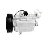 For coche compatible con Nissan MARCH III MICRA K12 16V NOTA E11 1.4 .6 DKV08 Compresor de CA 92600AX80A 92600AX80B 92600AX800 92600AX84B 5PK