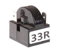 For Compresor 4,7 Ohmios, 15,22,33 Metal Negro Plástico PTC 2/3/4 Pines Relé De Arranque Arrancador De Refrigerador(3P 33R)