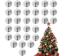 For Crafts - Blanco | Blanco, Invierno 20MM Our ! Estas decoraciones alegres son perfectas para añadir un toque festivo a tu espacio esta temporada de vacaciones. Whether It's For Or New Year's, T