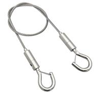 For cuerda de alambre automática pesada 4mm/5mm, gancho resorte, tendedero ajustable, barandilla tienda, cerradura, accesorios Hardware, carga 140KG(4mm Kit,2.5M)