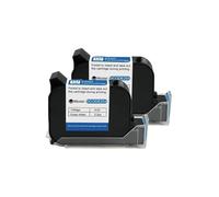 For D-CDE254, Impresora de inyección de Tinta térmica portátil Original de 25,4mm, Cartucho de Tinta solvente de Secado rápido, Negro sin cifrar(2PCS)