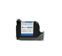 For D-CDE254, Impresora de inyección de Tinta térmica portátil Original de 25,4mm, Cartucho de Tinta solvente de Secado rápido, Negro sin cifrar(1PC)