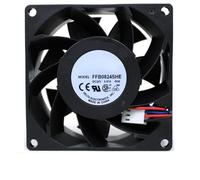 For Delta FFB0824SHE 8CM DC24V 0.51A 3-Wire 3P High Airflow Cooling Fan for Industrial Inverter