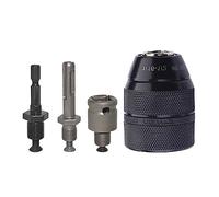 For destornillador eléctrico, llave de martillo rotativo a adaptador de mandril de taladro de tres mordazas 1/2-20Unf, mandril totalmente de Metal de 2-13Mm/1116