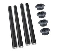 For Diesel Heater Ducting Kit 42mm 16pcs Aluminum Foil High With 4 Mushroom Covers 8 Hose Clamps For Enhanced Air Flow In Car Truck Units