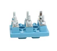 For el bloque de terminales del conector del motor de la placa de terminales del motor trifásico Y2, placa de terminales de conexión del motor eléctrico de 6 columnas cuadrada(Y112-132)