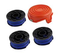 For el kit de reemplazo de recortadoras de hilo Black-Decker: cubiertas de carrete y líneas for recortadoras de la serie GL(1X cap+3X spool)