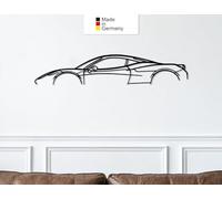 for Ferrari 458 Italia Classic - Cuadro de pared de metal para pared, silueta de coche (tamaño: 100 cm)