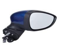 For Fiesta for MK7 2013-2017 conjunto de espejo retrovisor eléctrico azul derecho reemplazo completo de espejo retrovisor