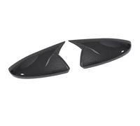 for For A6 C8 S6 RS6 A7 A8 2019-2025 Car Rearview Mirror Covers, Pair Side Door Wing Mirror Compatible Paste ABS Plastic Car Side Window(Carbon Fiber)