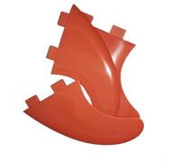FOR G5 - Juego de aletas de nailon para tabla de surf con llave y tornillos para uso en tabla de remo que proporciona una maniobrabilidad equilibrada (naranja)