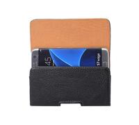 For Galaxy S7 Edge / G935 & S6 Edge / 925 Litchi Texture Vertical Flip Leather Case of Waist Bag with Back Splint (Black)