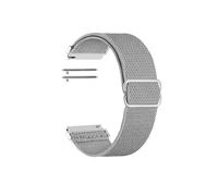 For Garmin vivoactive 4 Active5 correa de reloj elástica ajustable 20mm 22mm correa de reloj de nailon(Light Grey,22mm)