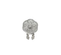 For Girls Women Blouses Diamond Lotus Daisy Cufflinks Dress Shirts Tuxedo Wedding Formal Accessories para manualidades, bodas(Color 10)
