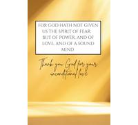 For God Hath Not Given Us the Spirit of Fear