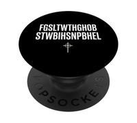 For God So Loved The World FGSLTWTHGOB Faith Christian PopSockets PopGrip Adhesivo
