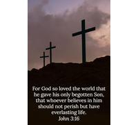 For God so loved the world that he gave his only begotten Son, that whoever believes in him should not perish but have everlasting life. John 3:16 - Daily Journal