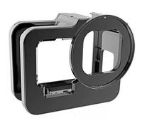 For Gopro Hero9 Sports Camera Case Protective Housing Gopro Hero9 Aluminium Protective Housing Edging Accessory Camera Accessories Waterproof Case Drop Proof Shooting Case (Gopro Hero9, Black) GP512
