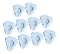 For gorros de microfibra compatibles con Dupray, paquete de 5/10 almohadillas de limpieza triangulares reutilizables for limpiadores de vapor, fundas lavables a máquina(10 PACK)