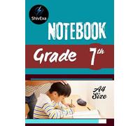 For Grade 7th Lined Notebook - Wide Ruled: Perfect Writing Notebook for School, Study & Homework | Size A4