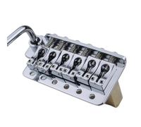 For Gu-yker for Chr-ome guitarra negra dorada puente trémolo espaciado entre cuerdas 10,8 MM con sillín de sistema trémolo y bloque de latón(CR)