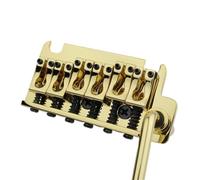 For Guy-ker for guitarra dorada sin bloqueo de 2 puntos puente trémolo espaciado entre cuerdas 10,8 MM con sistema de trémolo sillín y bloque de latón