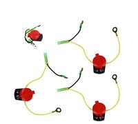 For GX120 GX160 GX200 GX240 GX270 GX340 GX390 3HP-13HP Motor Power Stop On Off Kill Switch Control Lawn Mower Parts Accesorios para motos (Color : 3pcs)