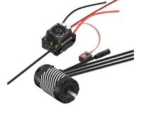 For Hobbywing EzRun MAX10 G2 80A/140A impermeable sin escobillas ESC con 3652/3665 G3 Turbo Motor sin escobillas inductivo RC for coche 1/10 RC(140A ESC 3665 3200KV)