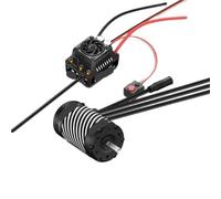 For Hobbywing EzRun MAX10 G2 80A/140A impermeable sin escobillas ESC con 3652/3665 G3 Turbo Motor sin escobillas inductivo RC for coche 1/10 RC(140A ESC 3665 2400KV)