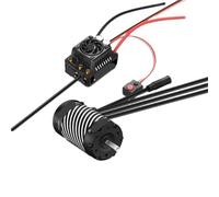 For Hobbywing EzRun MAX10 G2 80A/140A impermeable sin escobillas ESC con 3652/3665 G3 Turbo Motor sin escobillas inductivo RC for coche 1/10 RC(140A ESC 3665 4000KV)