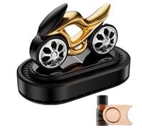 for Home, Solar Aromatherapy Diffuser, Car Odor Eliminator, Motorcycle Air Diffuser, Motorcycle Shape Car Air Freshener Solar-Powered Aromatherapy Diffuser for Car, Home, and Studio